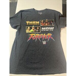 WWE Slam Crate T Shirt Mens Large Gray Then Now Forever Loot Crate Wrestling Tee